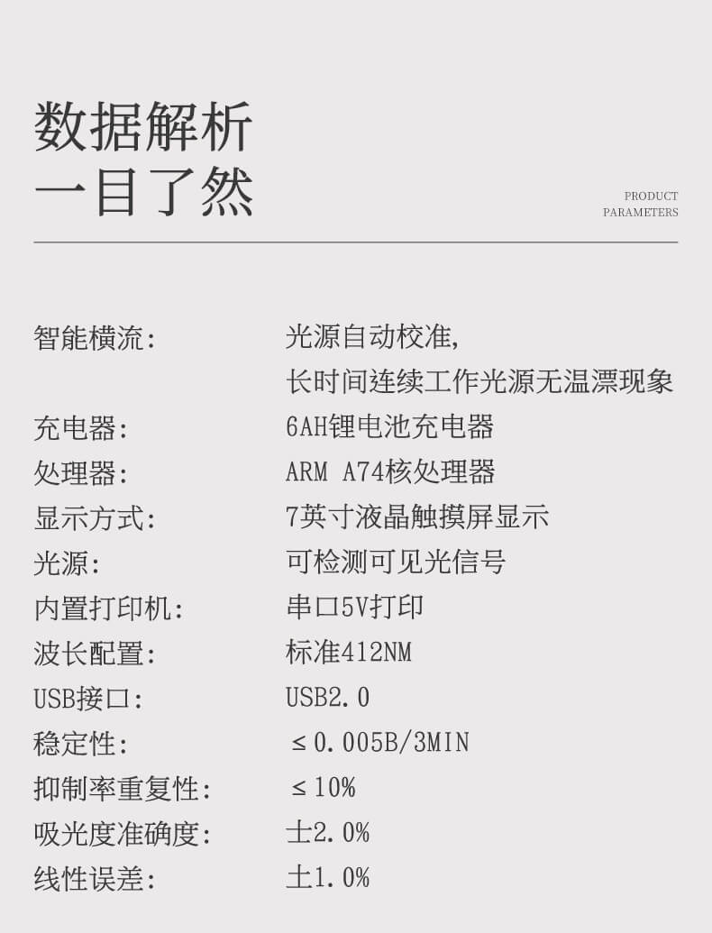便攜式食品重金屬速測(cè)儀