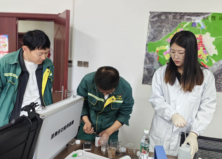 萊恩德土壤養(yǎng)分檢測儀入駐延安新區(qū)市政公用有限公司，檢測實(shí)力再升級