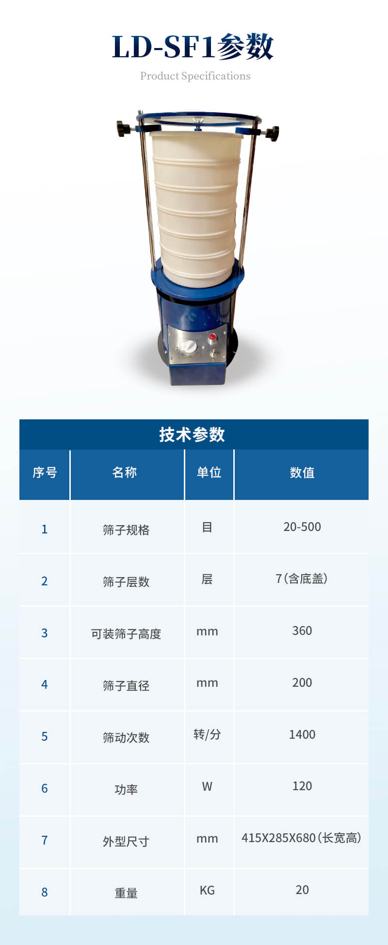 土壤電動篩分機