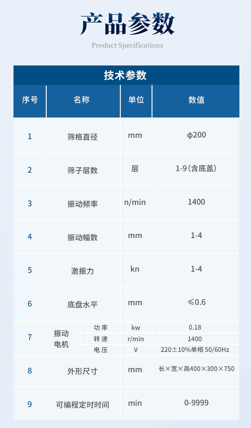 土壤振動篩分儀